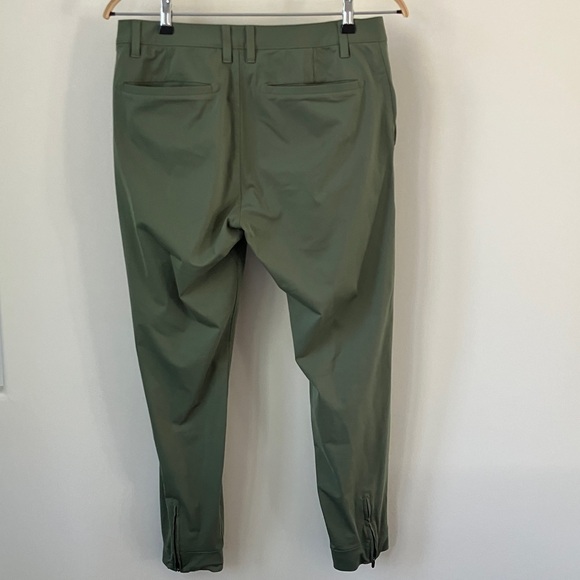 RHONE Commuter® Pant - Slim Sage Green Zipper at Hem Men’s Size 32 - Picture 6 of 11
